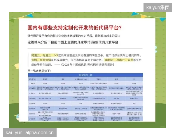 低代码平台广泛应用 加速业务应用开发速度